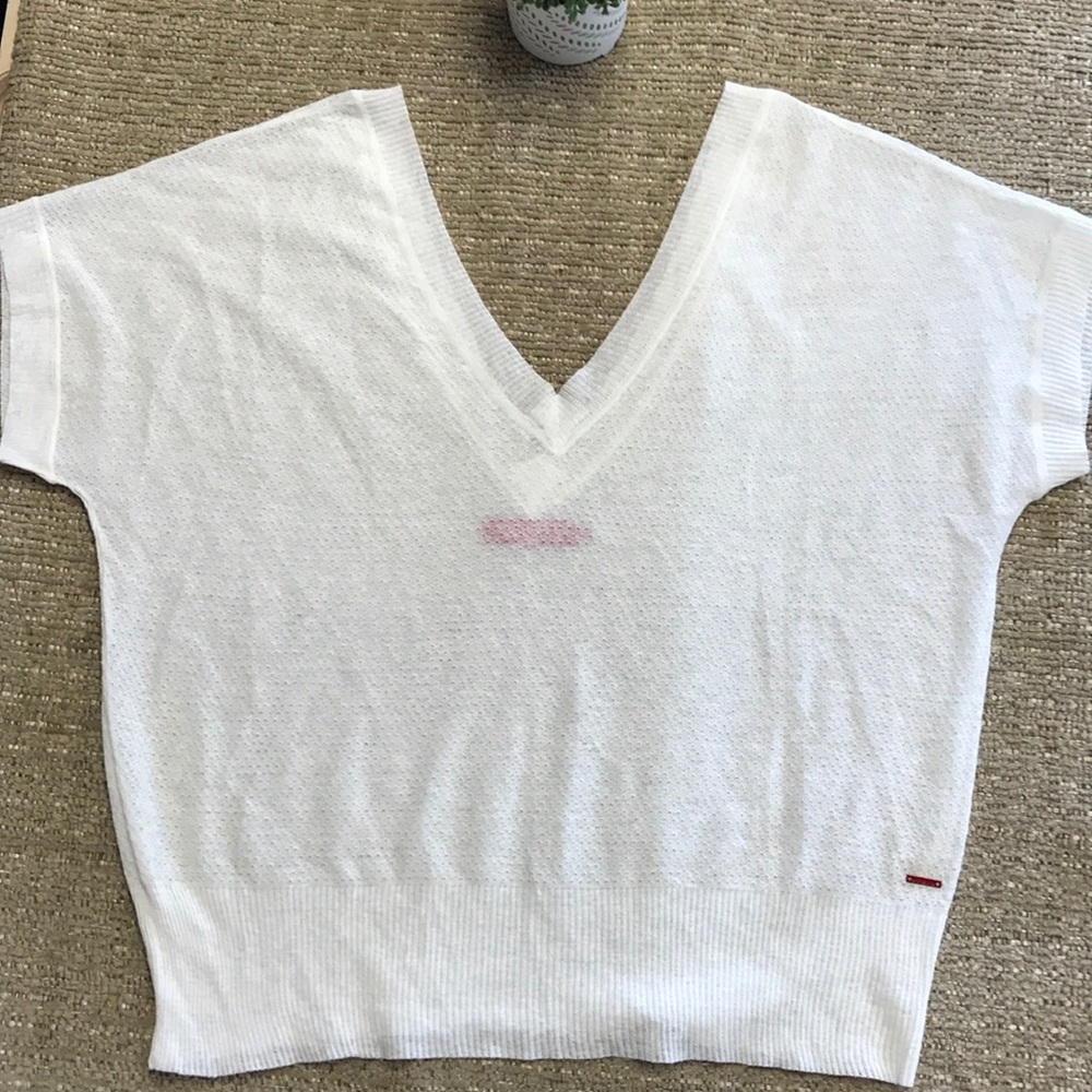 n:PHILANTHROPY V Neck Ember Sweater